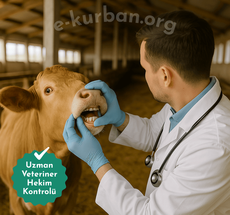 Veteriner Kontrolünde Kurbanlıklar